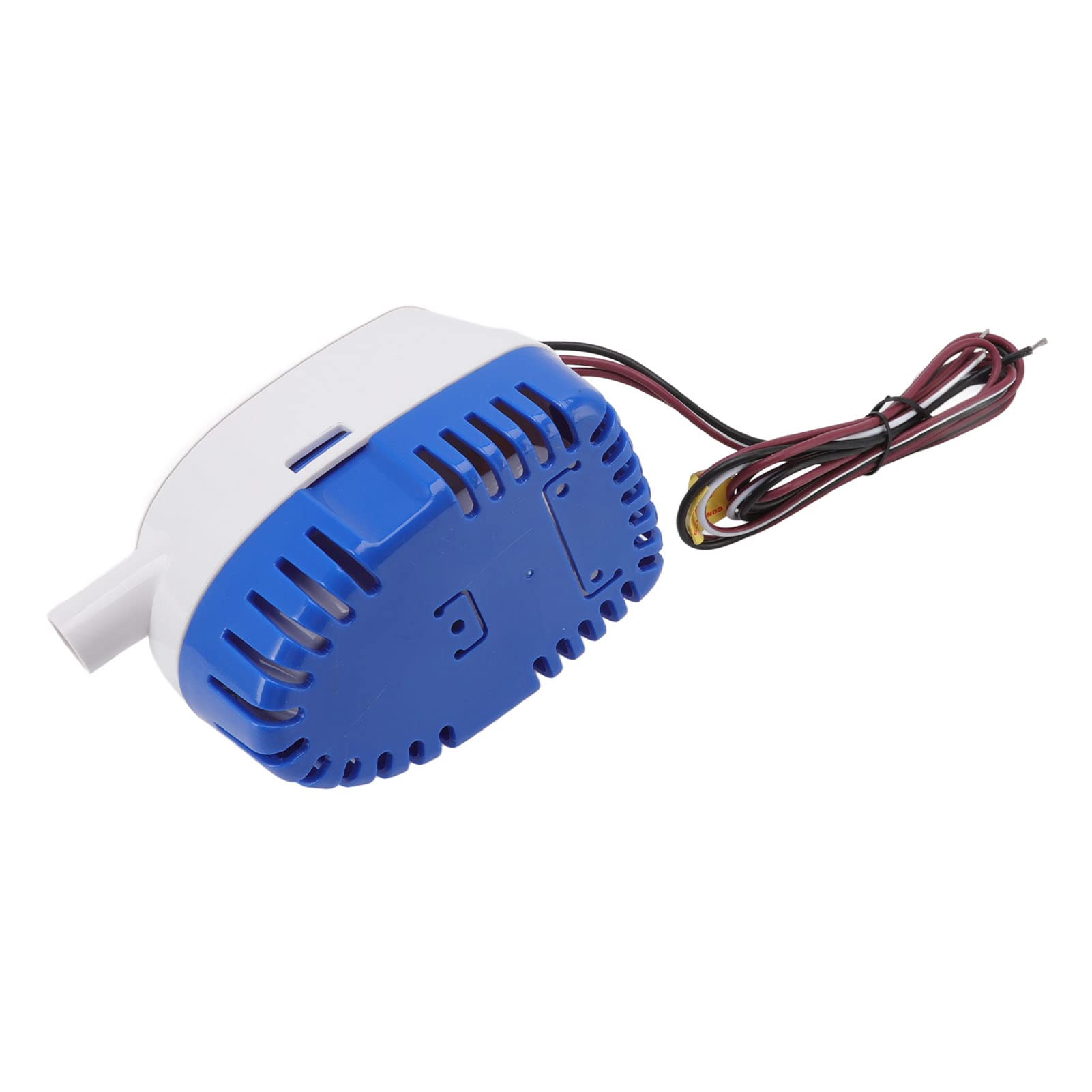 Cocoarm Bomba de Achique Automática Bomba Sumergible de CC de Plástico Salida de 19 Mm Cabezal de 2,5 M con Interruptor de Flotador Base de Filtro de Liberación Rápida para Acuarios Piscinas de