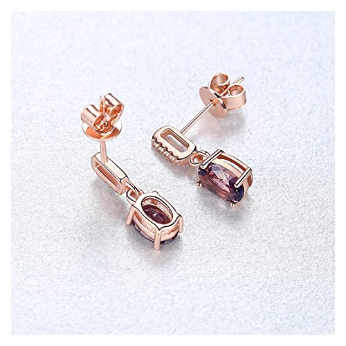 Boucles d'oreilles morganite argent 925 pour look chic - 3
