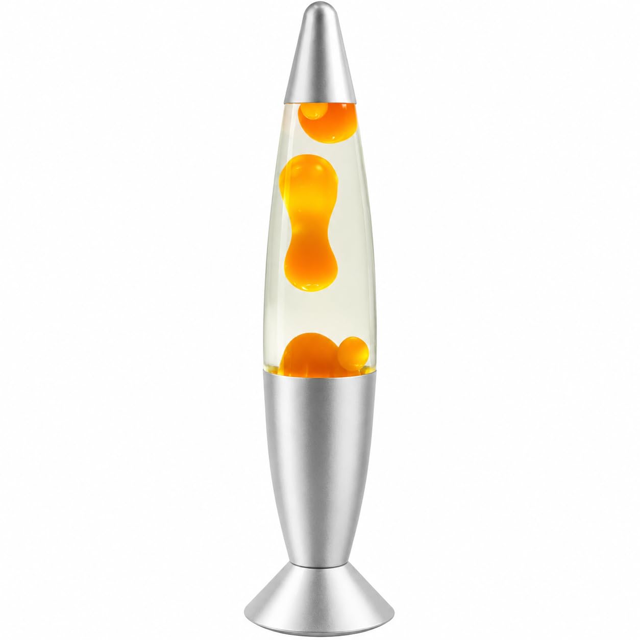 CELLUSTOP Lampa lawowa dla dzieci - Lampa Magma - Niebieska lampa lawowa - Lampa dekoracyjna do montażu - 2 żarówki R39 w zestawie - wytrzymałe szkło i aluminiowe - przełącznik - 25 W - 34 cm -
