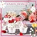 Domensi 100 Pcs Pink Bow Cupcake Wrappers Rustic Cupcake Liners Pink Baking Cups Baking Liners for Wedding Bridal Baby Shower Birthday Breast Cancer Awareness Party Supplies Dessert Decoration