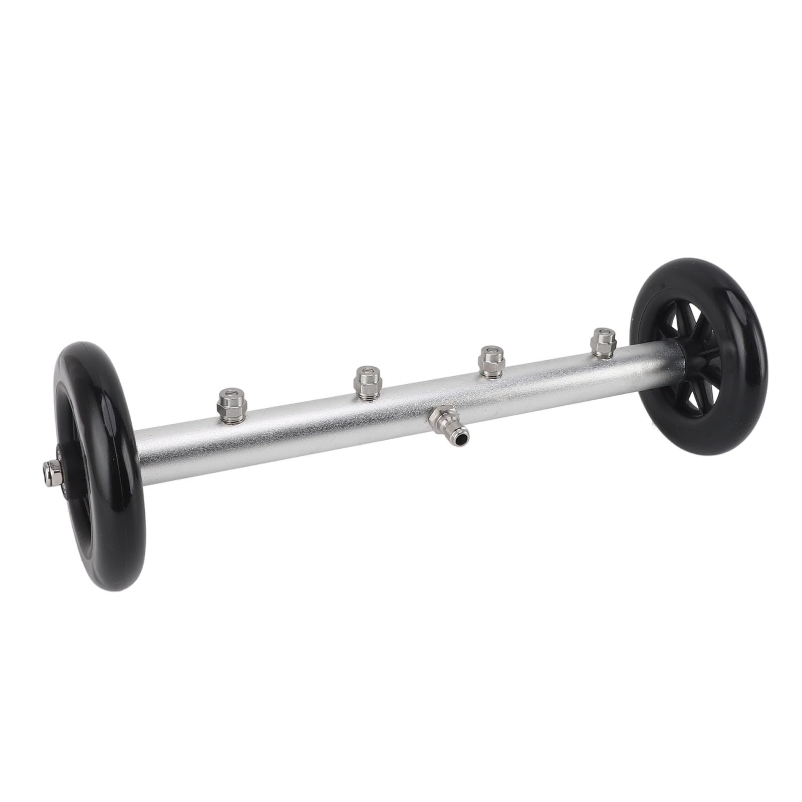 Generic Limpiador de Chasis de Lavadora a Presión, Escoba de Agua Duradera de Acero Inoxidable de 16 Pulgadas para Limpieza de Vehículos (Negro Puro)
