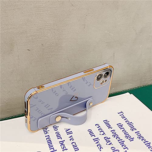 Coque iPhone XS Max grise avec support poignet et protection objectif intégrée