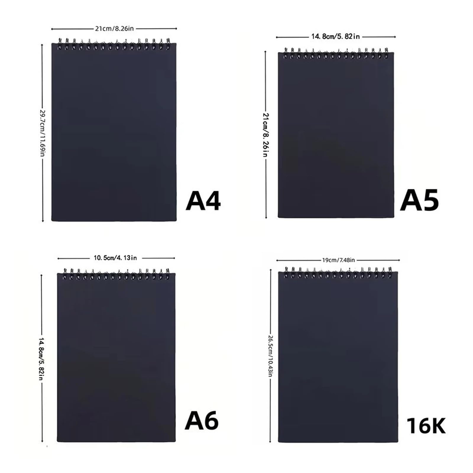 Album Da Disegno Con Rilegatura A Spirale 1 Pack 30-Sheets,Sketch Book, Top Spiral Bound Pad, Art Sketchbook Artistic Drawing Painting Writing Paper For(A5)