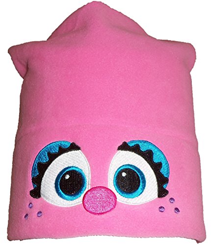 Bonnet chaud fille anti-grattage toque polaire rose Abby Sesame Street taille M