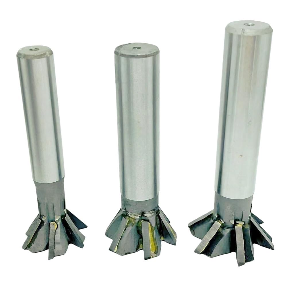 Herramienta para cortar metales Fresa de cola milano HSS grado industrial for ranuradoras, fresa for componentes mecánicos (1 pieza)