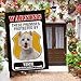 Ganshan Bi These Premises Protected by Great Dane House Flag Dog Warning Welcome Yard Flag Sign Banner for Outside Farmhouse 28X40 Inch Double Side