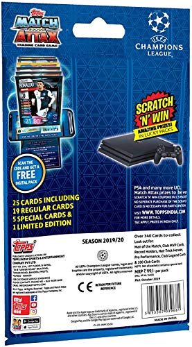 image for Topps India Match Attax Champions League 2019-20 Edition Cards, Multi 