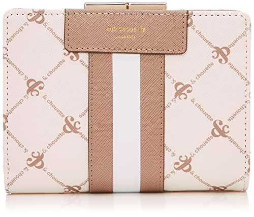 [アンドシュエット] 折財布/ミニ財布 【公式】 モノグラム センターライン折り財布 レディース オフホワイト