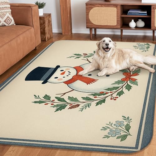 Tapis rectangulaire en mousse pour salon et chambre - Poils courts 1,2x1,8m