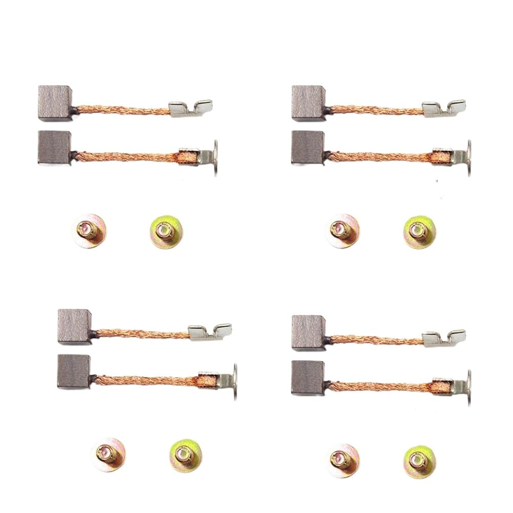 Juego de escobillas de carbón para motor de arranque de motocicleta, Compatible con YZ250F YZ450FX WR250F WR250FK WR450F(4 Pcs Brush Set)