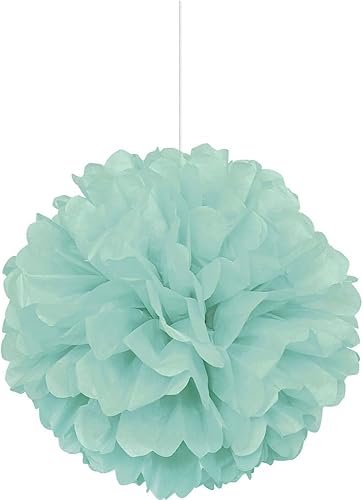 Miniatura 10 de Pompón de papel de seda color negro, de 16 pulgadas., talla única , Anaranjado