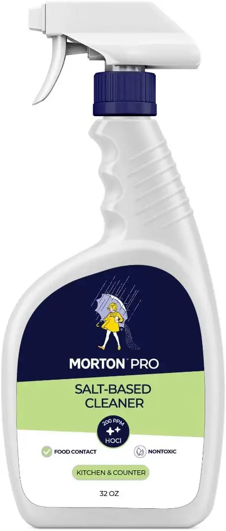 Morton Pro – All Natural Non-Toxic Surface Kitchen Cleaner, Child and Pet-safe, Food Contact Safe, No Chemicals, Hypochlorous Acid Technology, Spray (HOCL) | Made In USA (32 FL Oz)
