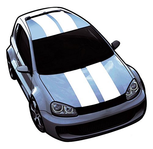 Viperstripes blanco de 500cm con adhesivo de alta resistencia y doble banda