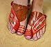 Womens Red Leather Sandals ~ SandCruisers ~ Handmade Traditional Arabian Sandals ~ Great for Outdoors, Beaches, Parks, Lakes and Earthing!