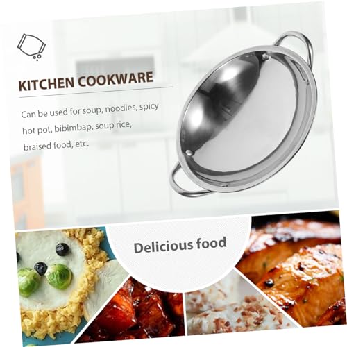 Wok de Fondo Redondo Acero Inoxidable Luxshiny miniatura 6