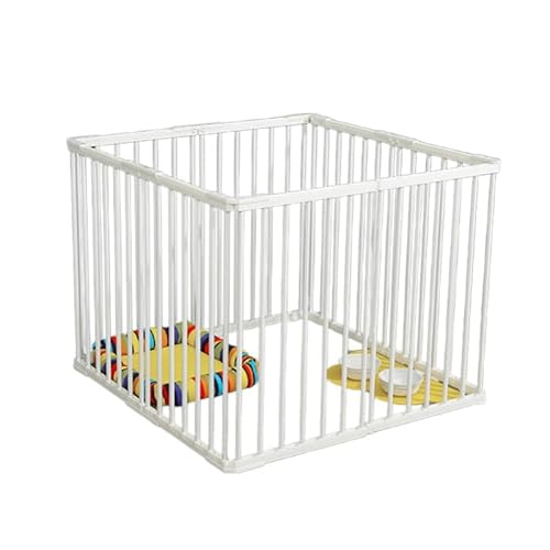 OXIZER サークルケージ 犬 小型 ペットサークル 犬用 折りたたみ 屋外 ペット柵 12面 室内 ペットフェンス ドッグサークル室内用 柵 簡単組み立て 工具不要 アウトドア 留守番 取り付け簡単 (8面)