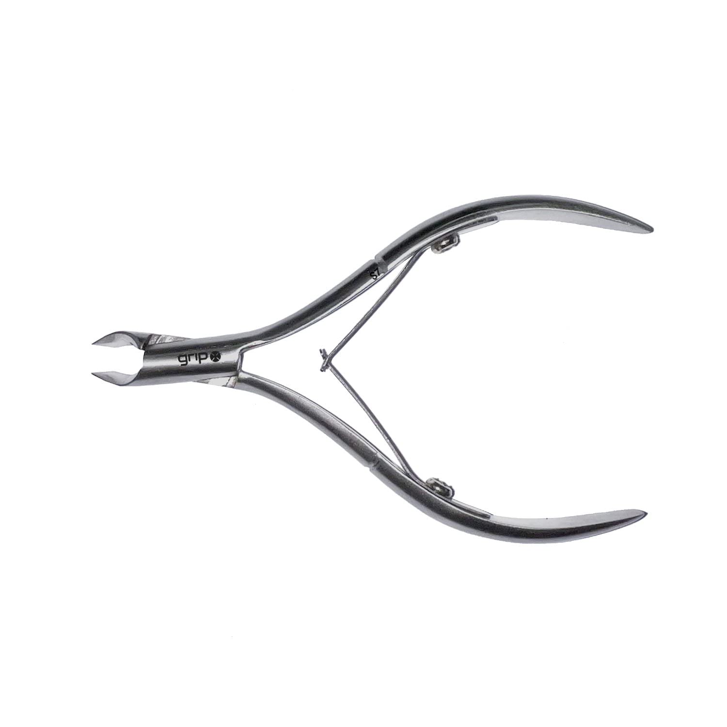 Grip Cuticle Nipper Stainless Steel S7 – Precision Nail Tool for Trimming Cuticles & Hangnails – Sharp Jaw Blades with Ergonomic Stainless Steel Design for Clean, Safe Grooming