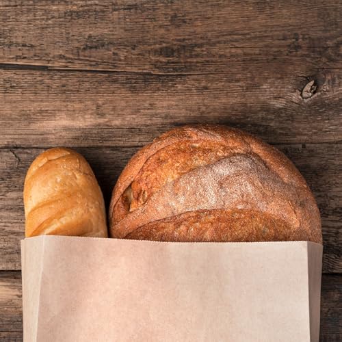 Sacs à sandwich en papier anti-miettes PATIKIL 23x18cm pour emballer proprement vos repas