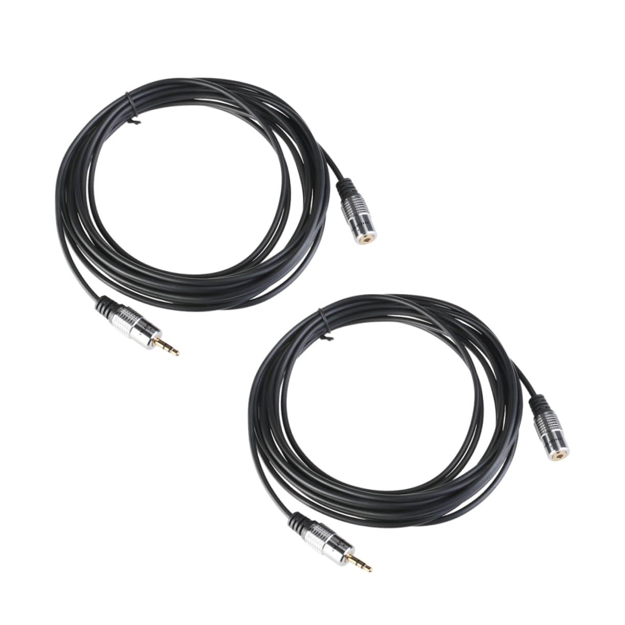 UKCOCO 2 Set Di Cavi Audio Stereo Da 3 5 Mm Maschio A Femmina in Lega Di Alluminio Cavo Per Cuffie Da 3 5 Mm 2 Pezzi*2