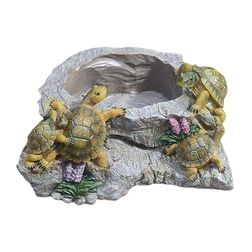 FLCPJGV Figura Decorativa de Tortuga para Jardín, Maceta para Plantas, para El Hogar, Granja, Césped