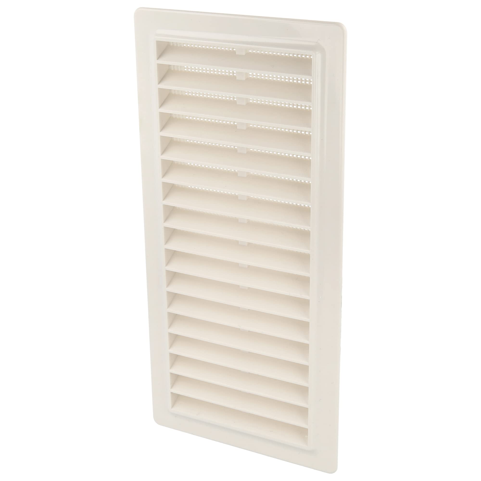 Amig - Rectangular Plastic Grille with Mosquito Net, White, 250 x 120 mm - Image 3