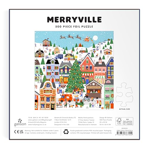 Merryville Puzzle de 500 Piezas con Acabado Foil miniatura 5
