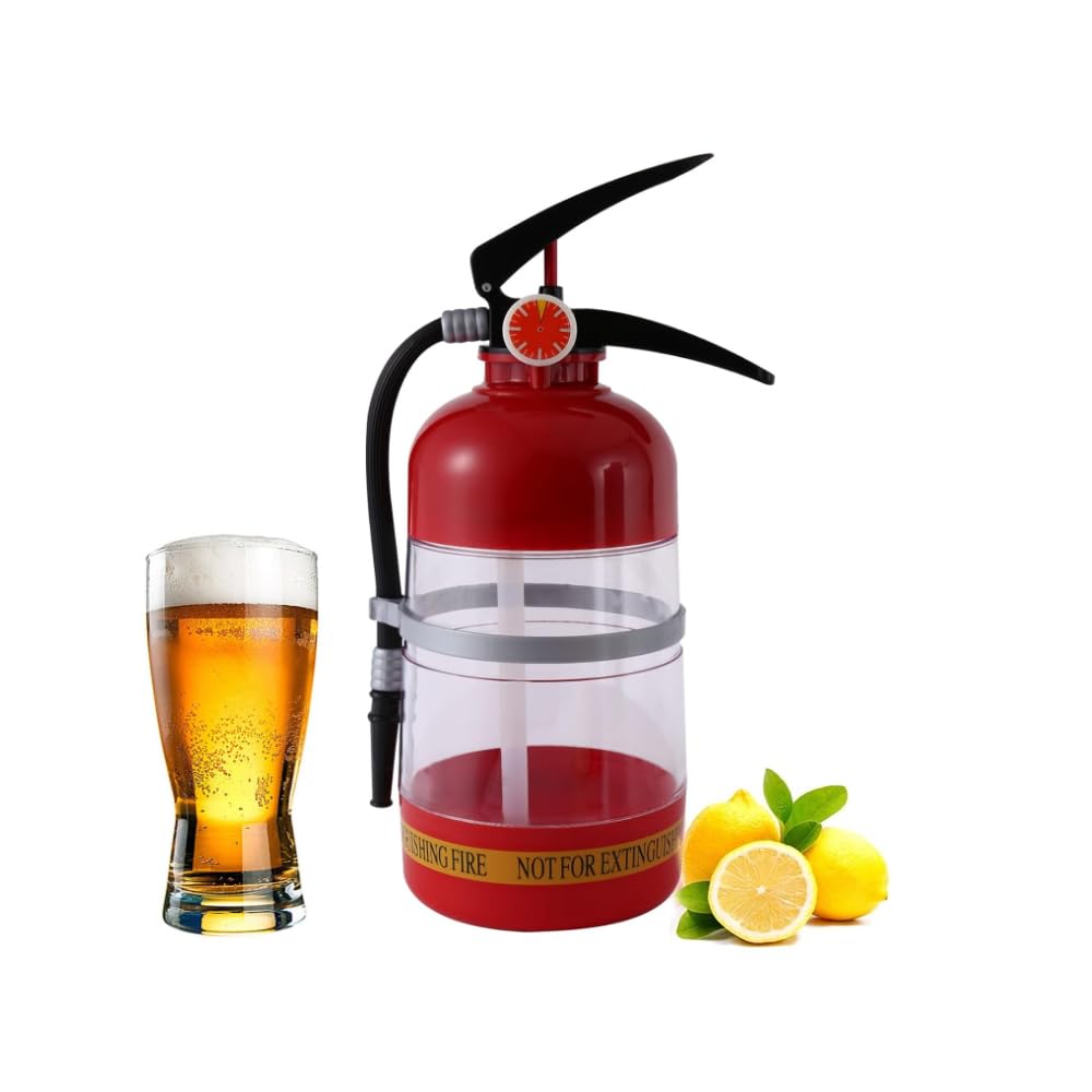 Dispenser di Bevande per Vino 2L Estintore Versatore Birra per Feste Distributore di Acqua Barili di Birra Liquore per Bevande Accessorio per Bar