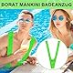 WOSE Borat Mankini Badeanzug Herren Hochgeschnittener Slip Badeanzug Tanga String V Form Party-Kostüm Bikini für Männer, V Sling Stretch Body Strap Thongs Bodysuit Unterwäsche, Einheitsgröße, Grün