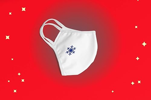 Miniatura 7 de 10 mini calcomanías de copo de nieve para planchar  Copos de nieve de vinilo de 1 x 1 pulgada  manualidades de Navidad  Calcomanías de vinilo