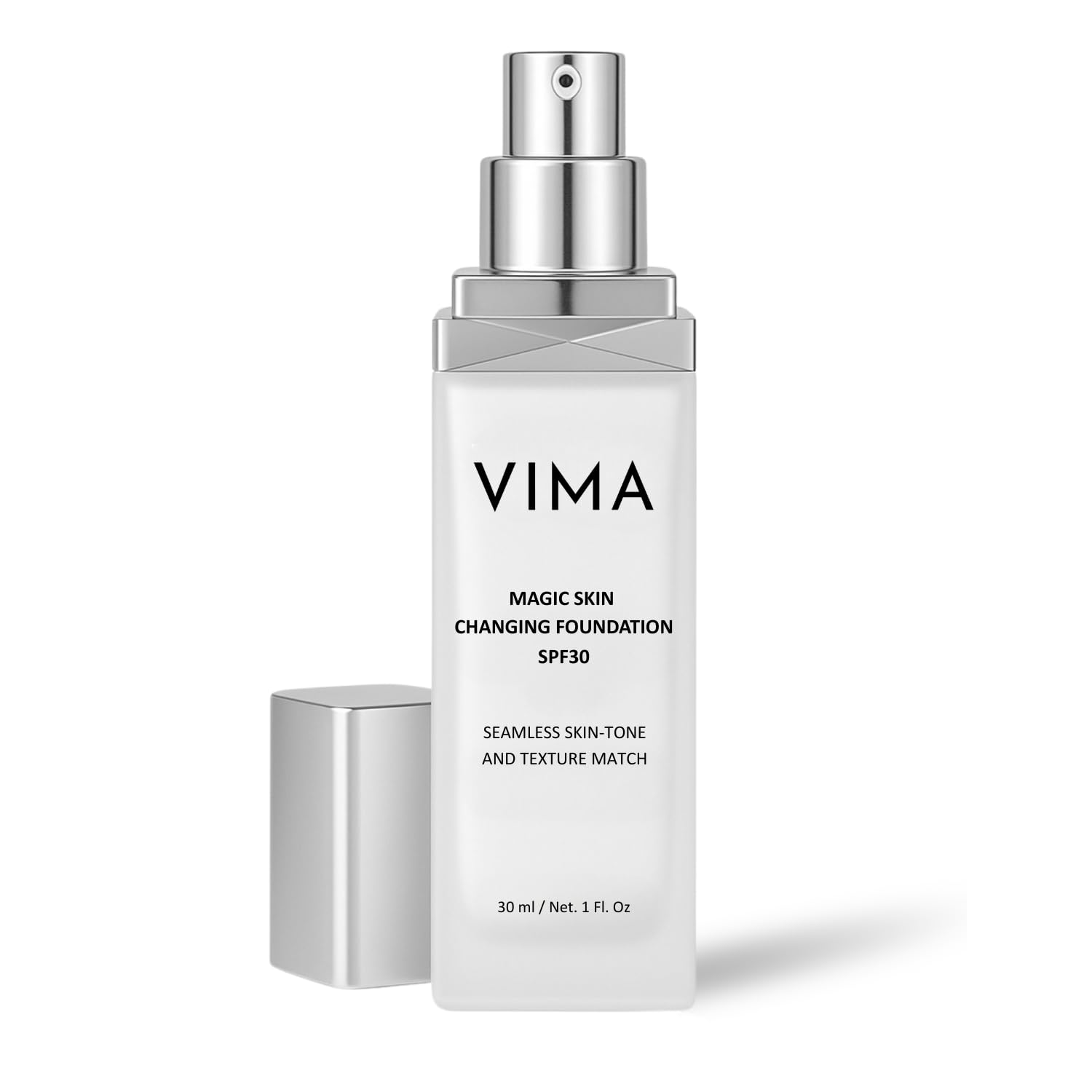 Photo 1 of Vima Color Changing Foundation for Mature Skin, SPF 30 Skin Tone Adapting Liquid Foundation Makeup, Lightweight Buildable Coverage for Redness, Fine Lines, Fragrance-Free & Vegan, 1 fl oz