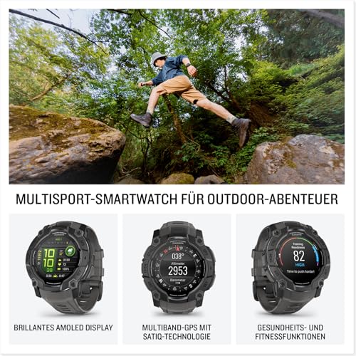 Garmin-Instinct-350mmAMOLEDBlack-Bezel-with-Charcoal-Band - Sparfuchs24.io - Preisvergleich & Top Angebote Online