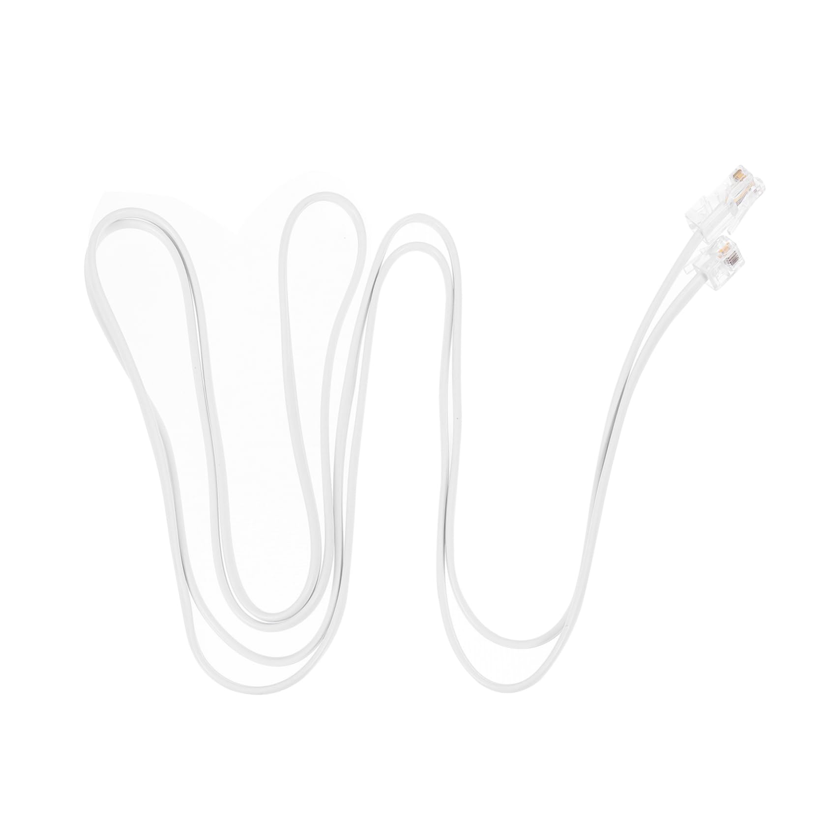 Evite cortes de señal con el cable de teléfono de cobre pesado DOITOOL para módem y fax 8