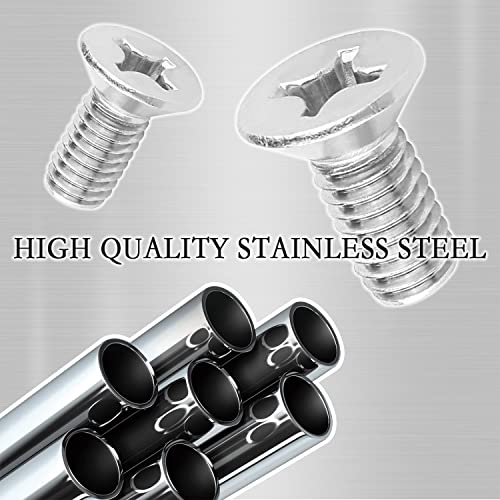 12Pcs Brake Disc Rotor Screws Kit,Premium Stainless Steel Brake System Parts 93600-06014-0H,Compatible With Acura,K3,City,Civic,Accord,Odyssey (12Pcs) #TOP2