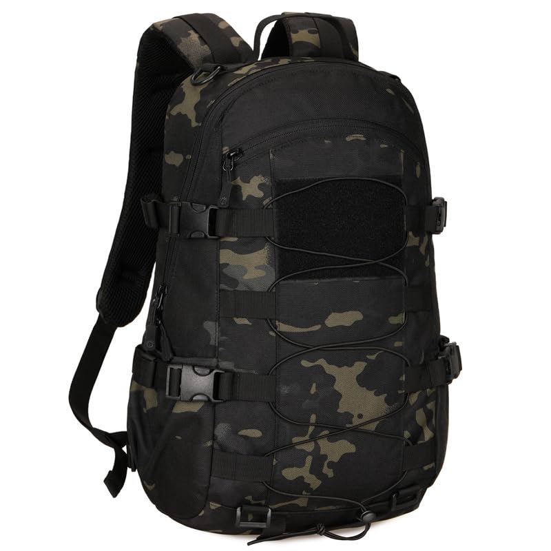 YFNTTactical Backpack Molle School Bag Military School Bag Daypack Waterproof Backpack Trekking Backpack for Outdoor Sports Fitness Hiking