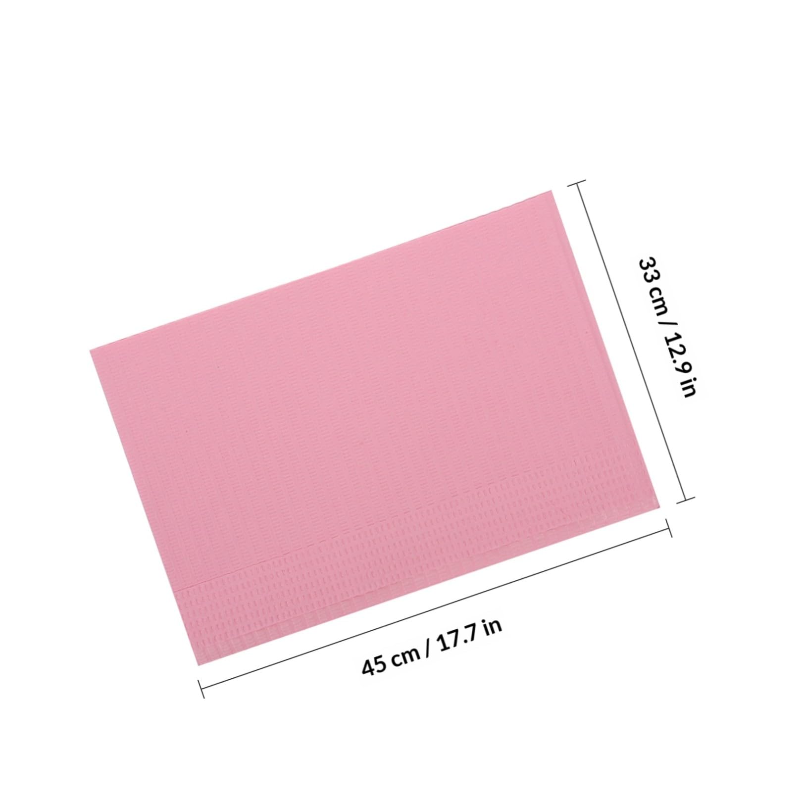 Tovaglietta per Unghie Usa e Getta 125 Pezzi in Carta Fibra Rosa Pratica per Saloni e Uso Domestico