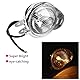 Soapow Motorrad Scheinwerfer Universal Motorrad Scheinwerfer DC 12V Retro Nebelscheinwerfer Scheinwerfer Lampe
