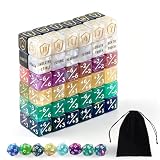 80 Stück MTG Würfelzähler Set, D6 D20 Dice, MTG-Commander Würfel-Set