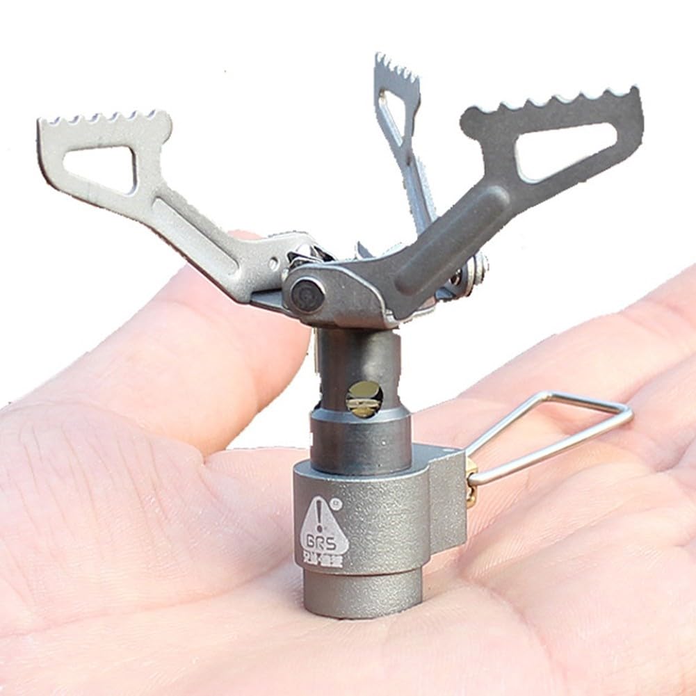BRS-3000T Réchaud de randonnée portable ultra léger pour pique-nique, cuisinière à gaz en titane, brûleur à gaz de camping