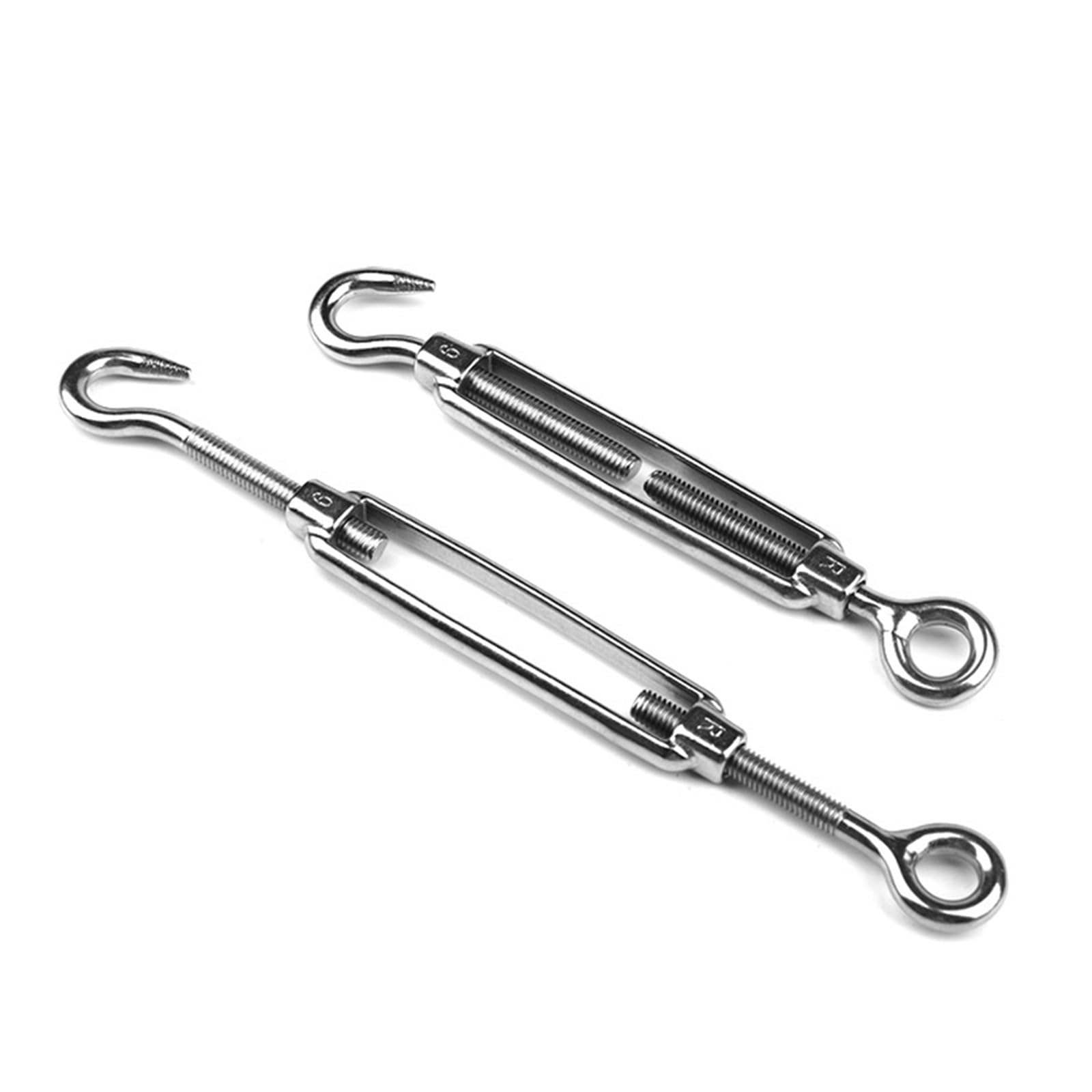 Śruba rzymska do napinania drutu, 5 szt. haków M4/M6 ze stali nierdzewnej 304; napinacz z oczkiem do lin stalowych(M6,5PCS)
