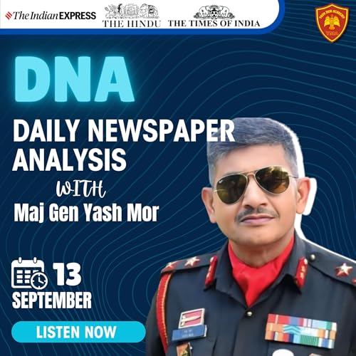 Page de couverture de Daily Newspaper Analysis | 13 September 2025 | Current Affairs For Defence Aspirants | #ssb #upsc