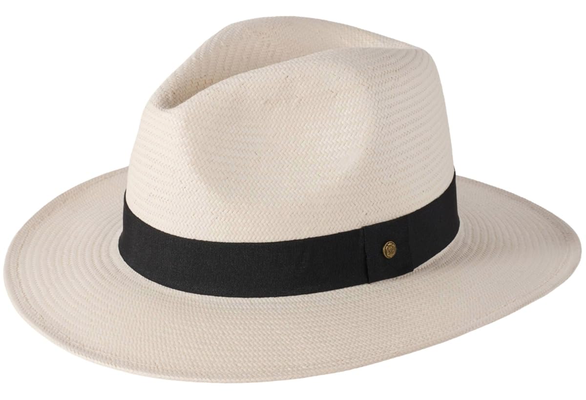 Failsworth Men's Bleach Toyo Premium Paper Straw Fedora Hat - Small (55Cm)