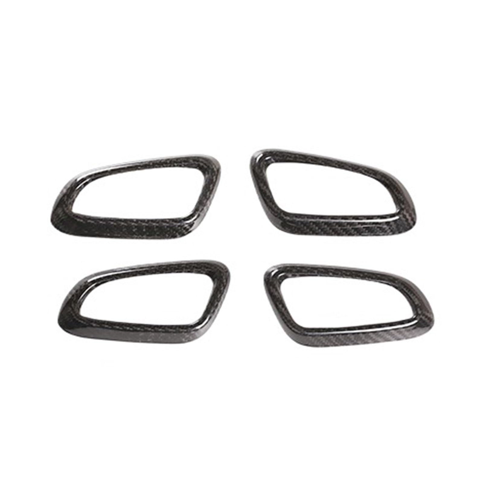 QBKGMEWCA Seat Adjustment Lever Interior Modification Cover Compatible for Porsche 718 911 Genuine Carbon Fiber(Type1)