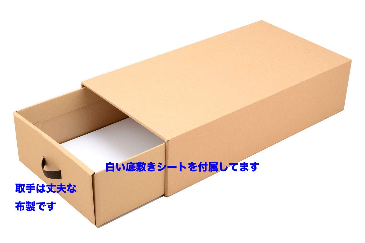 Amazon｜収納ボックス2個組（奥行き74cm×幅39cm×高さ18cm）スチール枠
