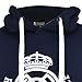 Real Madrid Sudadera Cap-Hoodie Nº 5 Marino-Blanco T-XXL