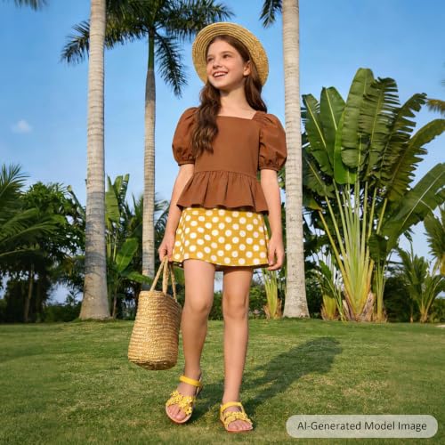 Image of Felix & Flora Toddler Girl Sandals -Flower Girl Dress Shoes Open Toe Little Kid Flats