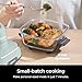 Ninja Crispi Air Fryer, Microwave, Freezer & Dishwasher Safe, Non Toxic Glass Portable Cooking System, 4 QT & 6 Cup Glass Containers with Storage Lids, Easy Meals, Air Fry, Bake, Green, FN101SG