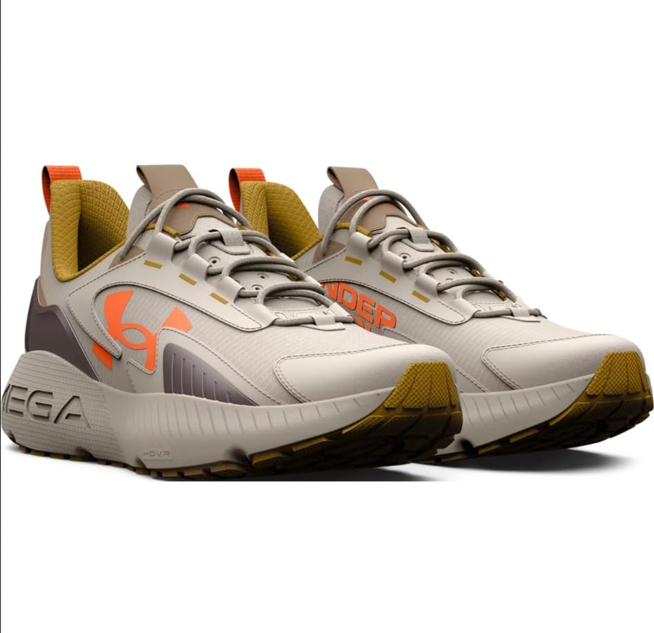 Under Armour Men's UA HOVR Mega 2 MVMNT Sportstyle Shoes Athletic Sneakers (Grey/Fog/102, US Footwear Size System, Adult, Men, Numeric, Medium, 8.5)2