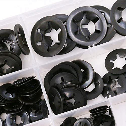 Set di 260 rondelle Starlock, kit di fissaggio per...