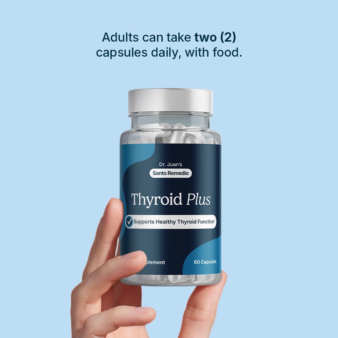 Santo Remedio Thyroid Plus, Thyroid Health Support Supplement - 30 Servings — Amazon image 7