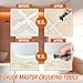 Silicone Caulking Tool Kit - 3-in-1 Caulking Tool, Sealant Finishing Tool, Grout Remover, Caulk Scraper, and Joint Smoothing Tool for Bathroom, Kitchen, Floor, Window, Sink, Frames, Shower and Tile